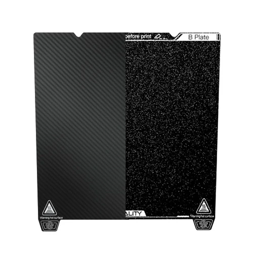 Comgrow Official Creality K1 Max Glossy PET and Matte PEI Double Side Build Plate Kit, 315 x 310mm Flexible Spring Steel Platform, Removable 3D Printer PEI Sheet Build Surface for K1 Max/Ender 3 V3 Plus