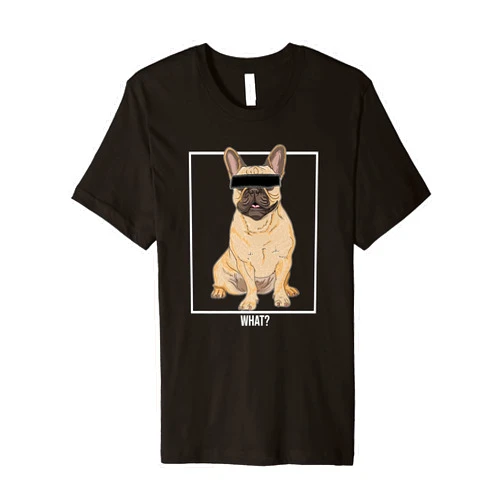 Lustige Zensierte Französischer Bulldogge Geschenk What Cool French Bulldog Funny Dog Gift Premium T-Shirt