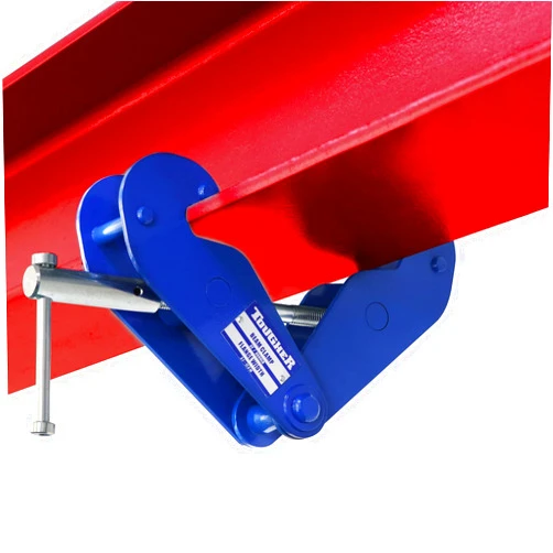 TOUGHER Beam Clamp, 6600lbs/3ton Capacity I Beam Lifting Clamp 3.1-12.6Inch Opening Flange Width Range Beam Clamp for Lifting Rigging