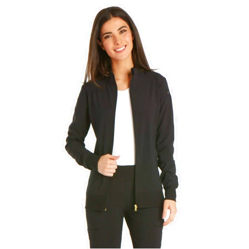 Cherokee iflex by Cherokee Uniforms Zip Front Scrub Jackets for Women CK303