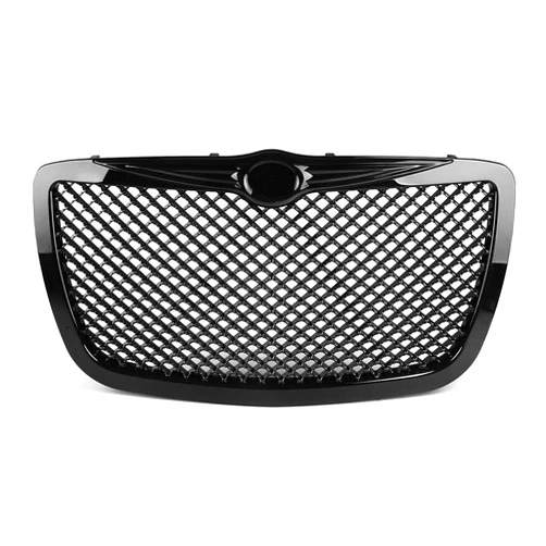 Wuwenjun ABS Car Front Grills for 2004 2005-2010 Chrysler 300 300C Limited Touring Hood Grill Mesh Grille YC101088 Car Front Upper Grille