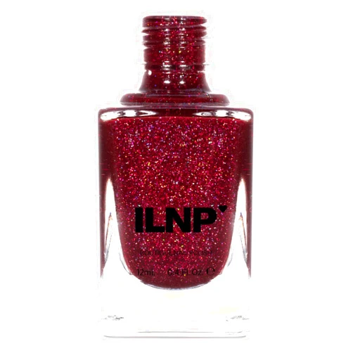 ILNP Cosmetics, Inc. ILNP Merlot - Merlot Red Holographic Jelly Nail Polish