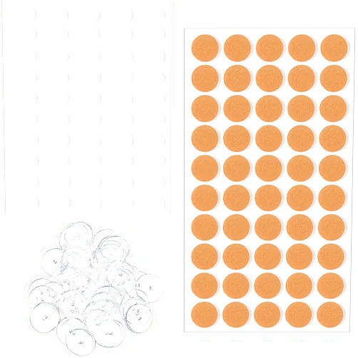 Hicarer 300 Pieces Mixed Earring Support Patches Invisible Earring Lifters White Earlobe Support Patches Waterproof Earring Support Pads Silicone Earring Stabilizers for Supporting Large Heavy Earrings