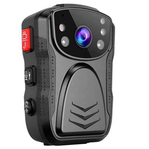 PatrolMaster 1296P UHD Body Camera with Audio (Build-in 128GB), 2 Inch Display, Night Vision, Waterproof, Shockproof, Body Worn Camera with Compact Design, Police Camera