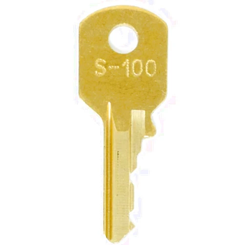 EasyKeys Steelcase S100 File Cabinet, Desk or Cubicle Replacement Key S100