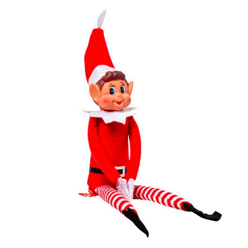 Elves Behavin' Badly Christmas Elf Behaving Badly Plush Toy | Novelty Long Bendy Naughty Boy Christmas Elves Doll | 12 Inches
