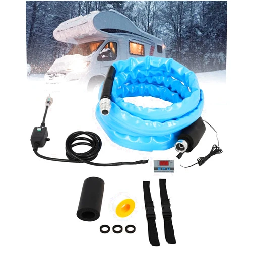MIROZO RV Heated Water Hose for 15FT, -40 ℉ Freeze Protection Heated Drinking Water Hose Upgrade with Digital Display,Energy-Saving Thermostat,for RV,Camper,Garden,Home