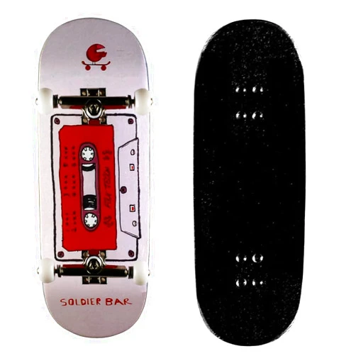 SOLDIER BAR 10.0 Fingerboards Complete(5 Layer Canadian Maple Deck) Finger Skateboards (+34mm Truck+Globular Wheels)