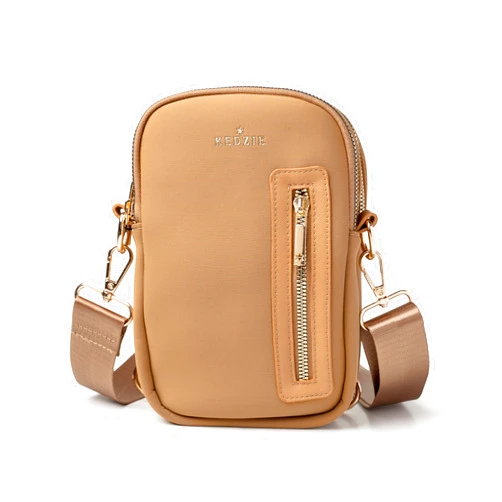 KEDZIE Sloane Convertible Sling Bag Vegan Leather Adjustable Crossbody Purse