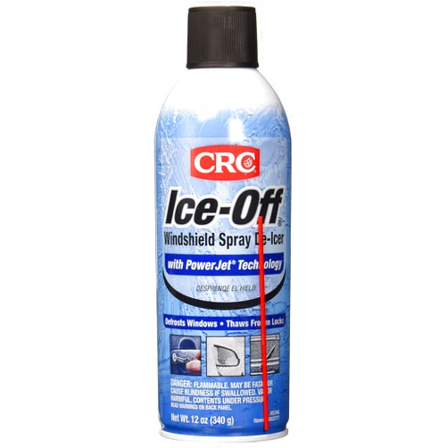 CRC Ice-Off Winshield Spray De-Icer Net Wt 12. oz. (340g) Pack of 2,White