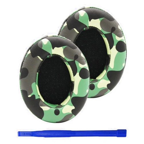 Adhiper Studio 3 Replacement Earpads Memory Foam Ear Cushion Pads Cover Compatible for Studio 2.0 Wired/Wireless B0500 / B0501 & Studio 3.0 Over-Ear Headphones (Camouflage Green)