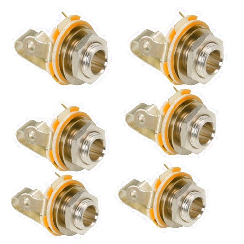 Switchcraft Output Jack, Mono - 6 Pack (
