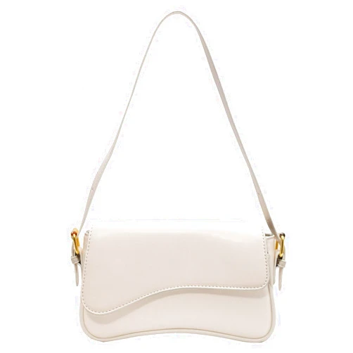 Amszke Shoulder Bag for Women Y2K Trendy Purse Vegan Leather Hobo Handbags Clutch Saddle Bag with 2 Removable Strap