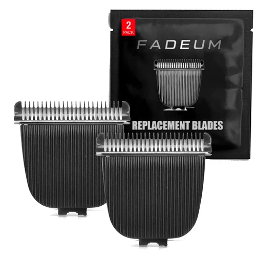 FADEUM Replacement Trimmer Head Blades [Pack of 2] - Precision Hair Trimming, Nick-Free Technology Blades