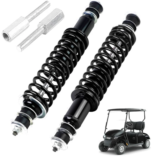 LEAPGOMAX EZGO Golf Cart Shocks Front or Rear with Heavy Duty Coil Springs for EZGO TXT/Medalist 1994+ G&E Golf Carts OEM# 70928-G01 76418-G01