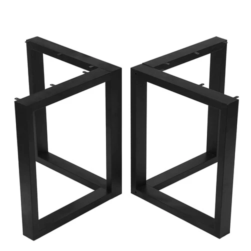 OLDRAINBOW Black Iron Coffee Table Legs,Metal Furniture Legs 16