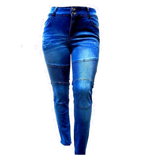 1826 Jeans Jack David Womens Plus Size High Waisted Black/Blue Stretchy Skinny Denim Jeans Pants