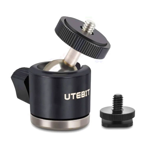 UTEBIT Mini Ball Head, Tripod Head with 1/4