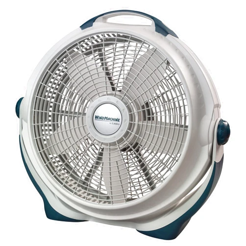 Lasko Wind Machine Air Circulator Floor Fan, 3 Speeds, Pivoting Head for Large Spaces, 20