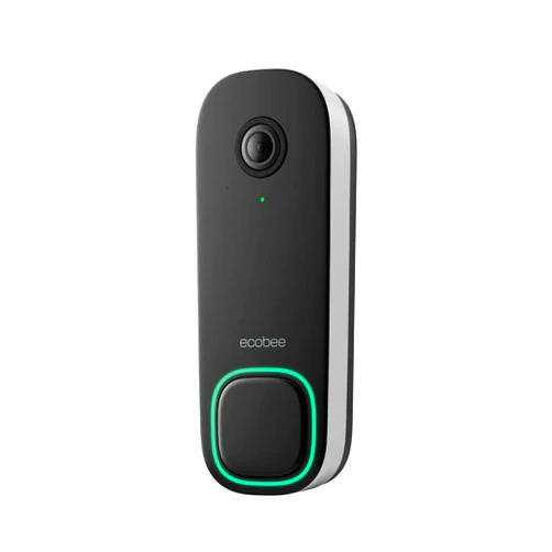ecobee Smart Video Doorbell Camera (Wired) - with Industry Leading HD Camera, Smart Security, Night Vision, Person and Package Sensors, 2-Way Talk, and Video & Snapshot Recording