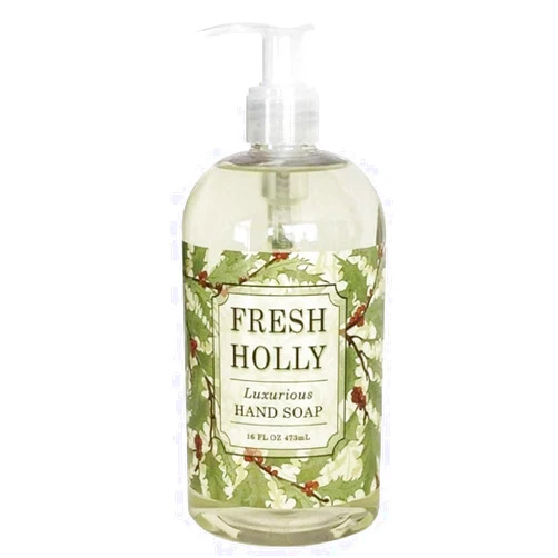 Greenwich Bay Trading Company Holiday Collection: Fresh Holly 16oz Hand Soap
