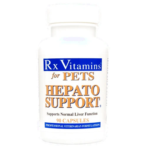 Rx Vitamins Hepato Support for Dogs & Cats - Milk Thistle Supplement for Pets - 100mg Milk Thistle for Healthy Liver Function - Silymarin Capsules for Pets - 90 ct.