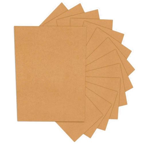 Goefun 24 Sheets Brown Cardstock 8.5 x 11 Kraft Paper, Goefun 80lb Card Stock Printer Paper for Invitations, Menus, Crafts, DIY Cards