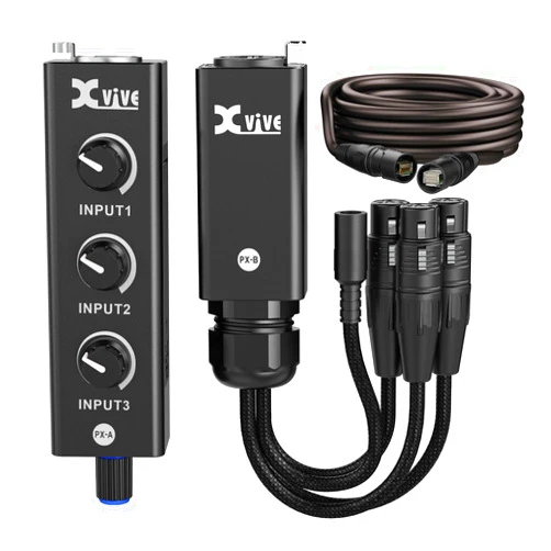 Xvive PX System Personal in-Ear Monitor Amplifier for Stage Monitors Band Live,Recording