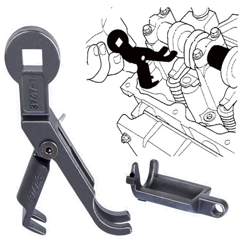 Yoursme Rocker Arm Remover Installer & Valve Spring Compressor Tool for Chrysler, Dodge, Jeep 3.7L & 4.7L Engines 3747-123 10102 8426 8387 8516A