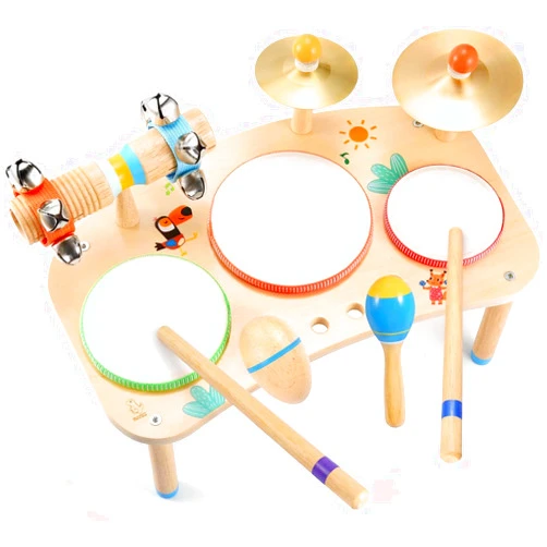 OATHX Kids Drum Set - 11 in 1 Musical Instruments for Toddlers Baby Preschool Educational Musical Toys, Montessori Toys for Kids Ages 1-6
