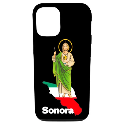 Saint Jude Thaddeus con México Estados iPhone 14 Pro San Judas Tadeo with Sonora Mexico Case