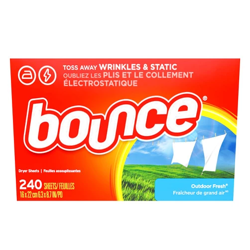 Bounce Fabric Softener Sheets, Outdoor Fresh, 240 Count