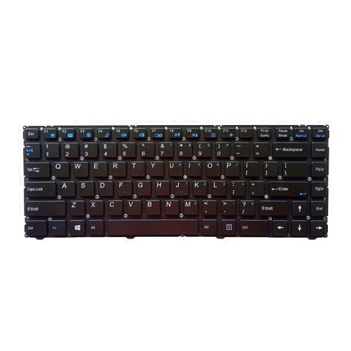 BaoFufc Laptop Keyboard Notebook English Keypad for CLEVO W940 MP-12R76NW-4302 6-80-W9400-060-1 Well Tested Laptop Keyboard US Layout Keyboards Backlight Backlit Keypad