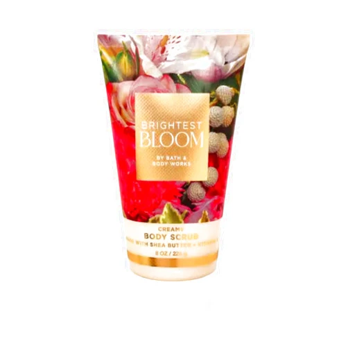 Bath & Body Works Bath and Body Works Creamy Body Scrub 8 Ounce (8 Ounce (Pack of 1), Brightest Bloom)