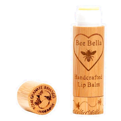 Bee Bella Pomegranate Mango Lip Balm, 0.18 OZ