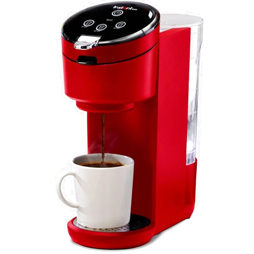 Instant Pot Instant Solo Single Serve Coffee Maker, From the Makers of Pot, K-Cup Pod Compatible Brewer, Includes Reusable & Bold Setting, Brew 8 to 12oz., 40oz. Water Reservoir, Red