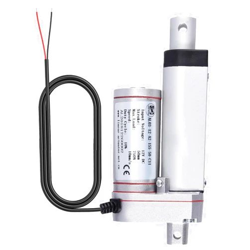 Justech 50mm 2inch Linear Actuator Motor, Heavy Duty DC 12V 750N 160LBS Actuator for Auto Car Electric Door Opener Vehicles Vessels Cargo TV Lift Tables Massage Beds Medical Chairs (750N 50mm)