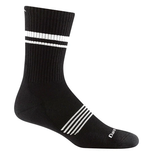 Darn Tough Vermont Men's Element Micro Crew Sock (Style 1118) - White, Large