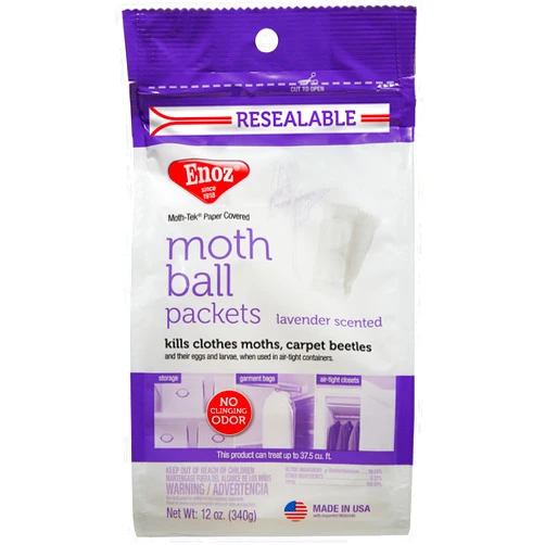 Enoz+E112.6T+12+Oz+Lavender+Scented+Moth+Ball+Packets