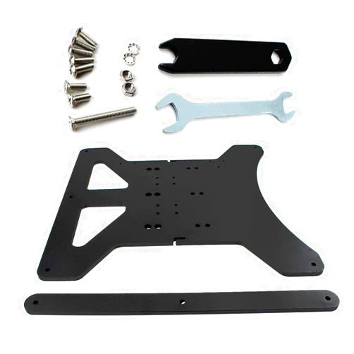 FYSETC 3D Printer CR10 Modular Y Carriage Plate Upgrade 260mm for 2020V/2040V Aluminum Profile Heated Bed Support 3-Point Leveling for CR-10S Hot Bed