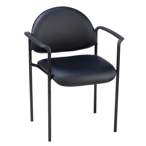 Lorell Reception Guest Chair, Black