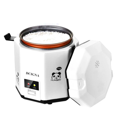 DCIGNA 1.2L Mini Rice Cooker, Electric Lunch Box, Travel, Small, Removable Non-stick Pot, Keep Warm Function, Suitable For 1-2 People - For Cooking Soup, Rice, Stews, Grains & Oatmeal
