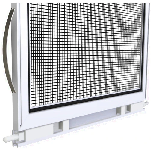 RITESCREEN Custom Window Screen Replacement - Fully Assembled, Pre-Framed, Double Hung Half Latching Screen (DH3). The DH3 Utilizes Two Screen Latches to Help Secure The Screen in Your Window.