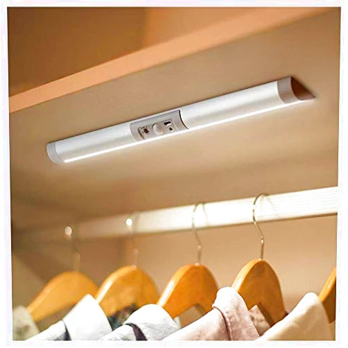 Joyzy Automatic Closet Light Motion Sensor Lighting with Eye-Protection Design Closet Lightings, LED for Wireless Lighting Pantry Light, Rechargeable Night Lighting for Cabinet Light(80Lumen, 6000k 80+CRI)