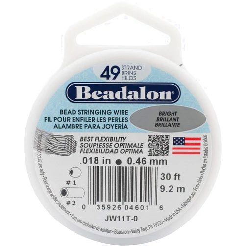 Beadalon Stringing Wire 49-Strand .018