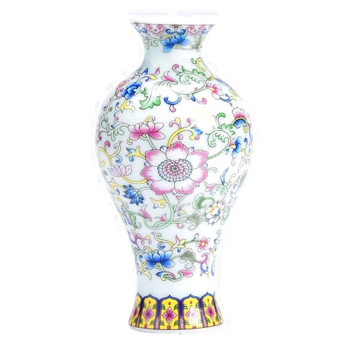 Alizonica High Grade Porcelain Enamel Color Vase Ornaments and Household Decorations
