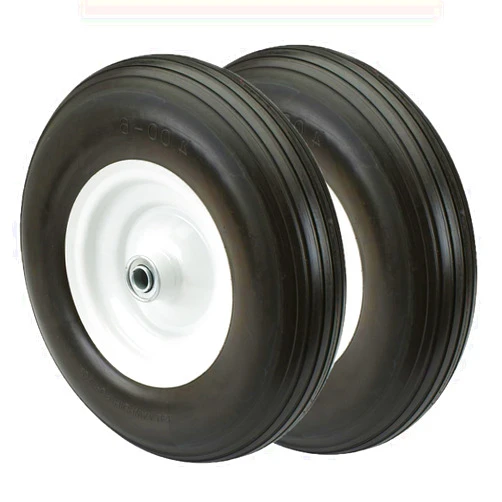 Ogracwheel Wheelbarrow Tire 4.80 4.00-8 with 1 inch Axle, 3