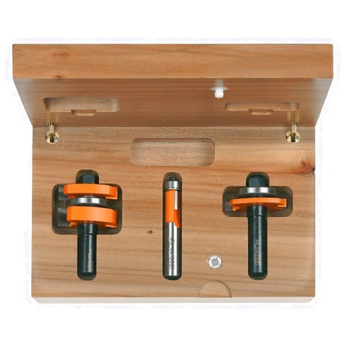 CMT ORANGE TOOLS CMT Orange Tool 800.526.11 3-Piece Tongue & Groove Cabinetmaking Set