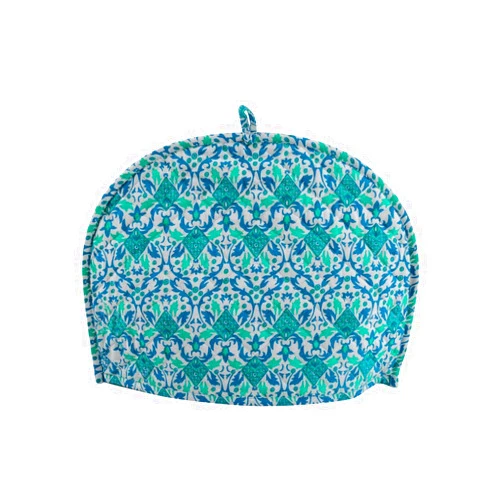 Ekavya Tea Cosy for Teapot Insulated 100% Cotton Wadding Kitchen Accessories Kettle Cover Cover Make Tea More Comfortable Suitable for teapot Traditional Floral Warmer Home Decorative Tea Cosy (Green)