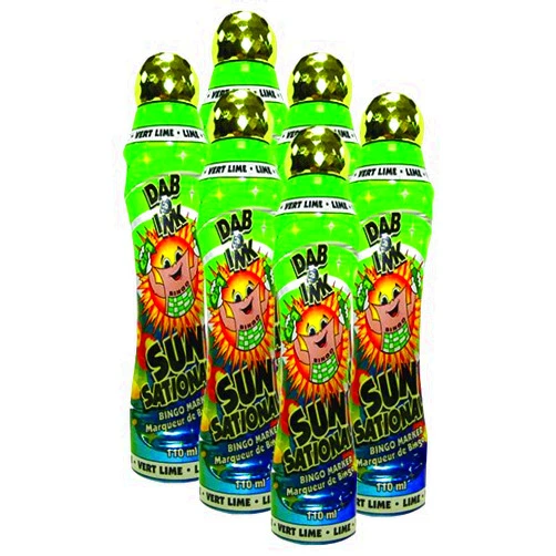 Sunsational Six Pack 4oz Lime Green Bingo Dauber